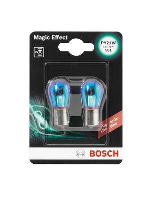 Glødepære BOSCH Magic Effect BL PY21W BAU15s, Foran BOSCH
