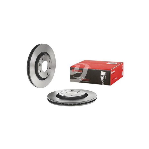 Bremseskive Indvendig ventileret, Foraksel BREMBO BREMBO