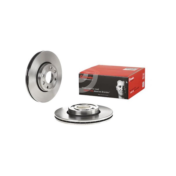 Bremseskive Indvendig ventileret, Foraksel BREMBO BREMBO