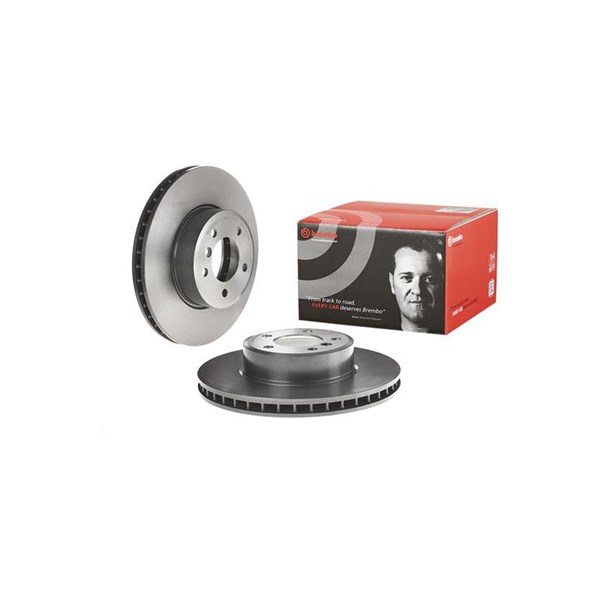 Bremseskive Indvendig ventileret, Foraksel BREMBO BREMBO