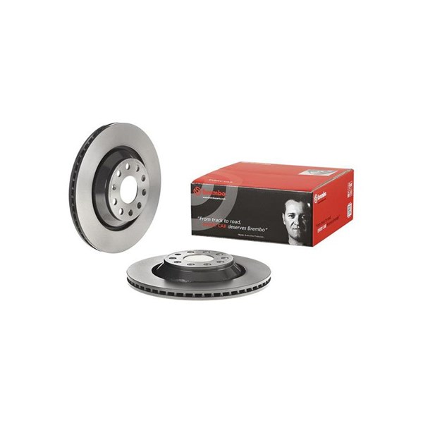 Bremseskive Indvendig ventileret, Bagaksel BREMBO BREMBO
