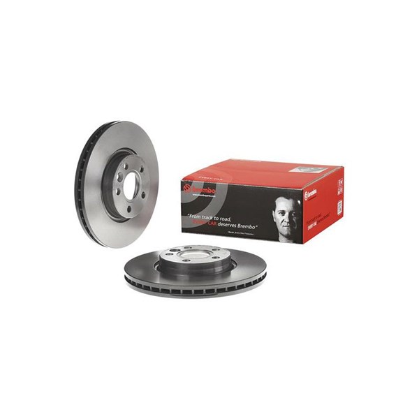 Bremseskive Indvendig ventileret, Foraksel BREMBO BREMBO