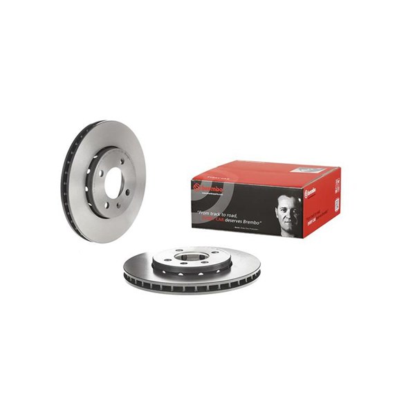 Bremseskive Indvendig ventileret, Foraksel BREMBO BREMBO