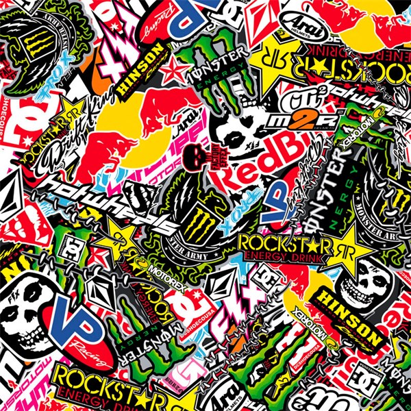 Klistermærke - Stickerbomb AUTOSTYLE AutoStyle