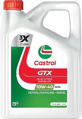 Motorolie Castrol Gtx Ultraclean 10w-40 A3/b4 CASTROL