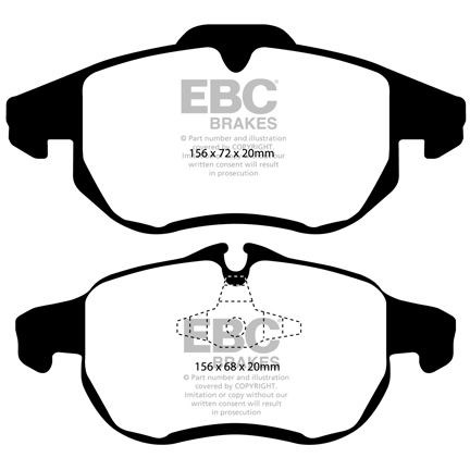 Bremsebelægning GREENSTUFF EBC BRAKES EBC Brakes