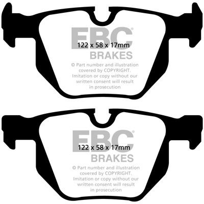 Bremsebelægning GREENSTUFF EBC BRAKES EBC Brakes