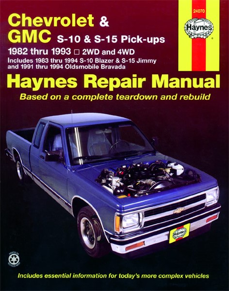 Haynes Reparationshåndbog, Chevrolet S10 & S-15, Oldsmobile HAYNE Haynes