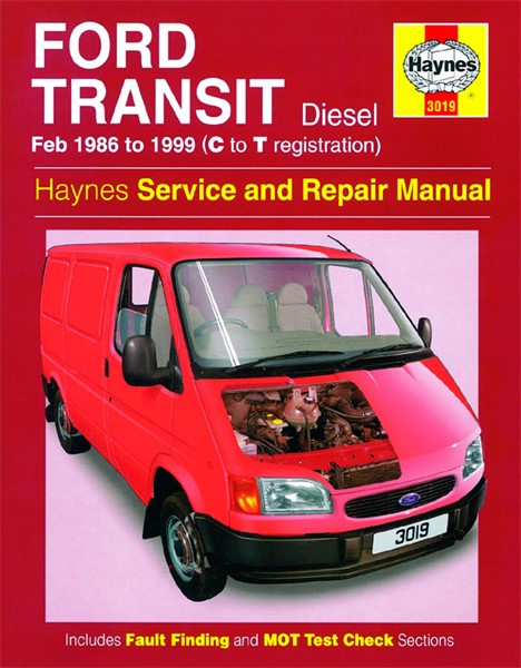 Servicebog - Haynes Reparationshandbog, Ford Transit Diesel HAYNE Haynes