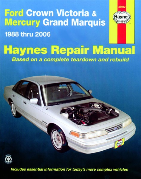 Haynes Reparationshandbog, Ford Crown Victoria Grand Marquis HAYN Haynes