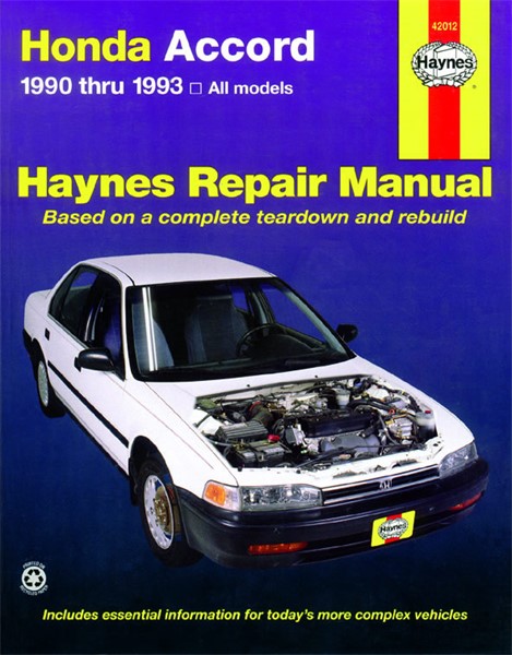 Servicebog - Haynes Reparationshandbog, Honda Accord HAYNES Haynes