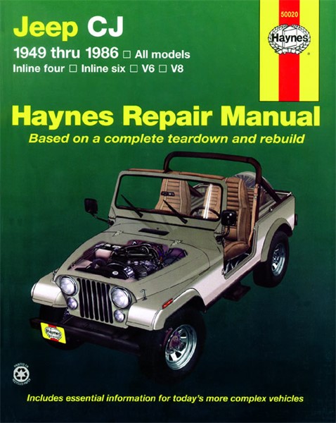 Servicebog - Haynes Reparationhåndbog, Jeep Cj HAYNES Haynes