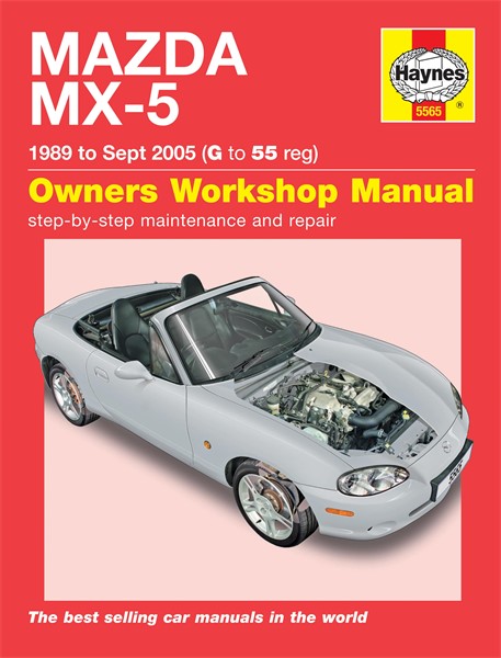 Servicebog - Haynes Reparationhåndbog, Mazda Mx-5 Haynes