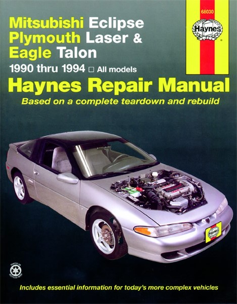 Haynes Reparationhåndbog, Mitsubishi Eclipse, Laser, Talon HAYNES Haynes