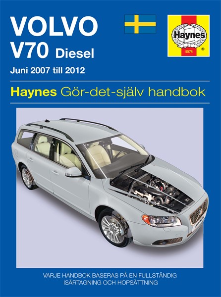 Servicebog - Haynes Reparationshåndbog, Volvo V70 Diesel Haynes