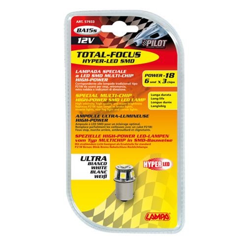 Pære, forlygte - Glødelampe Led Ba15s 12V Pære, forlygte - Glødelampe Led Ba15s 12V