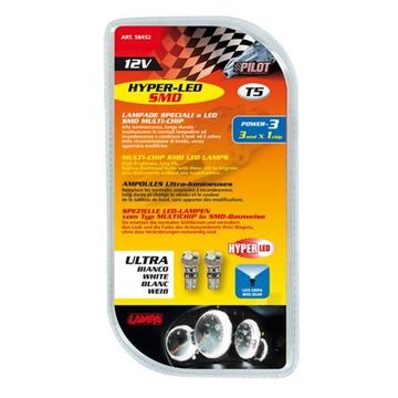 Pære, forlygte - Glødelampe Led W2x4,6d 12V