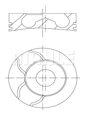 Stempel MAHLE MAHLE