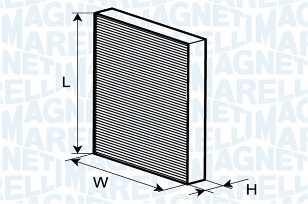 Kabineluftfilter MAGNETI MARELLI MAGNETI MARELLI