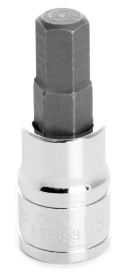 Unbrakonøglesæt - 3/8" Insexhylsa - 9mm