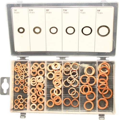 Sortimentsæt, O-ring - Kobberdæmper sortiment