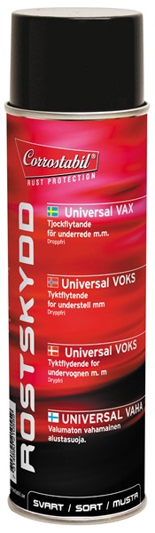 Universal Voks sort spray 500ml CORROSTABIL Corrostabil