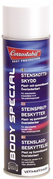 Body Special Stenslagsbeskyttelse hvid 500ml CORROSTABIL Corrostabil