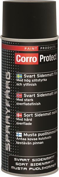 Spraymaling sort mat 400ml Corro Protect