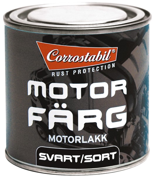 Motormaling sort dåse 250ml CORROSTABIL Corrostabil