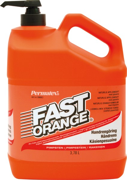Fast Orange med pimpsten 3,78L PERMATEX Permatex