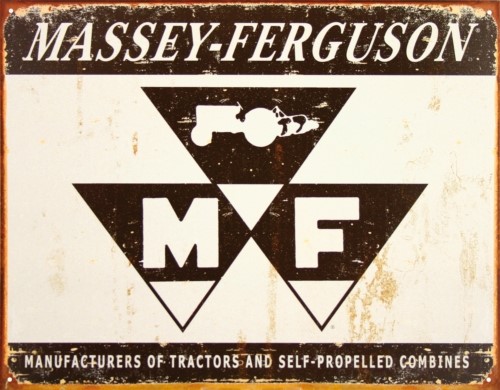 Pladeskilt/massey Ferguson Logo