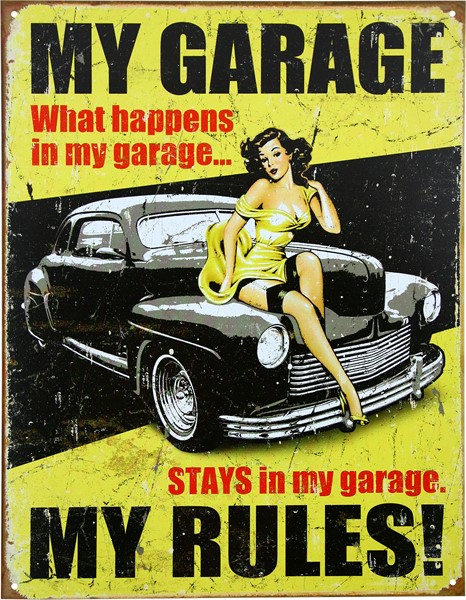 Pladeskilt/my Garage