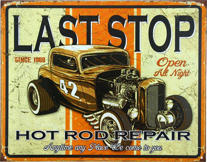 Pladeskilt/hot Rod Repair