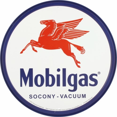 Pladeskilt/mobilgas Pegasus