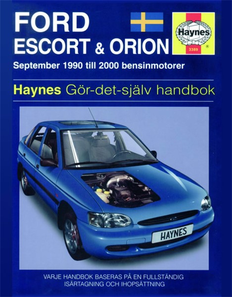 Servicebog - Haynes Reparationshandbog, Ford Escort & Orion HAYNE Haynes