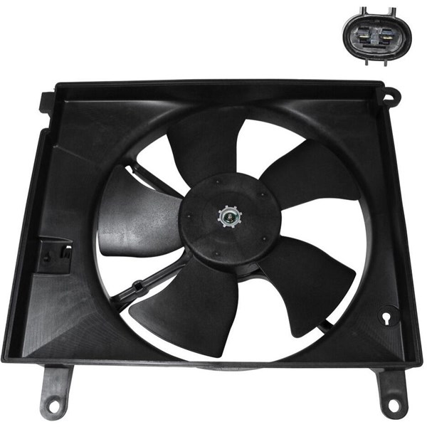 Ventilator, motorkøling 12V, Venstre
