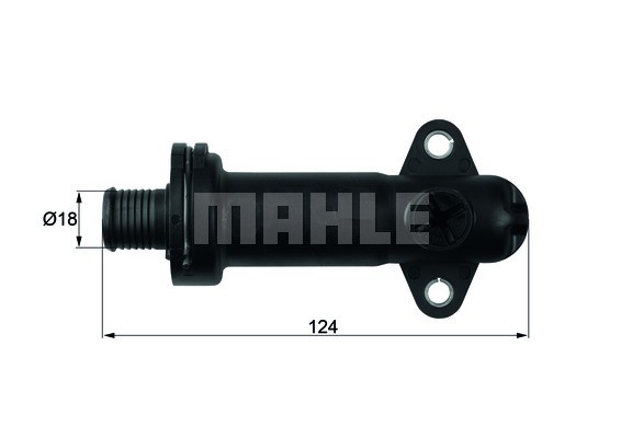 Termostat, køling-udstødningstilbageføring MAHLE MAHLE