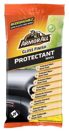 Plastplejemiddel - Armor All Vinyl Blank Wipes Flatpack ArmorAll