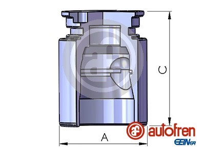 Stempel, bremsekaliper, Bagaksel AUTOFREN SEINSA AUTOFREN SEINSA