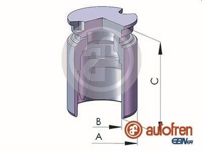 Stempel, bremsekaliper, Bagaksel AUTOFREN SEINSA AUTOFREN SEINSA