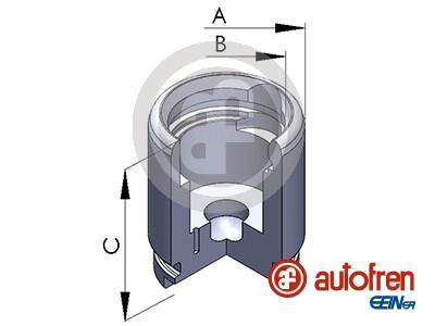 Stempel, bremsekaliper, Bagaksel AUTOFREN SEINSA AUTOFREN SEINSA