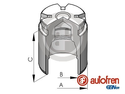 Stempel, bremsekaliper, Bagaksel AUTOFREN SEINSA AUTOFREN SEINSA