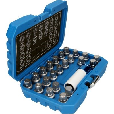 Løsneværktøjsæt, hjullås KS TOOLS KS TOOLS