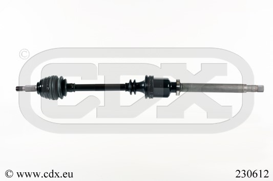 Drivaksel Renault Clio III, Højre foraksel CDX CDX