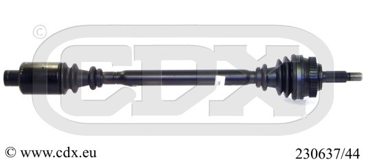 Drivaksel, Højre foraksel CDX CDX