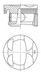 Stempel KOLBENSCHMIDT KOLBENSCHMIDT