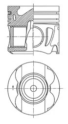 Stempel KOLBENSCHMIDT KOLBENSCHMIDT