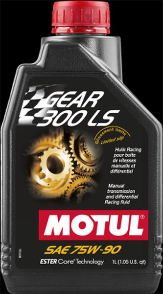 Motul GEAR 300 LS 75W-90 GL-4 GL-5, 1L, Bagaksel, Foran, Bag MOTUL