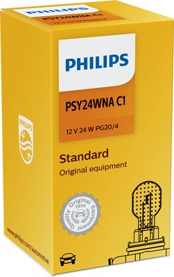 Pære, blinklys - Glødelampe PHILIPS PSY24W PG20/4, Foran, Bag, Fo Philips