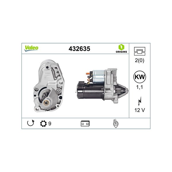 Starter 12V VALEO VALEO